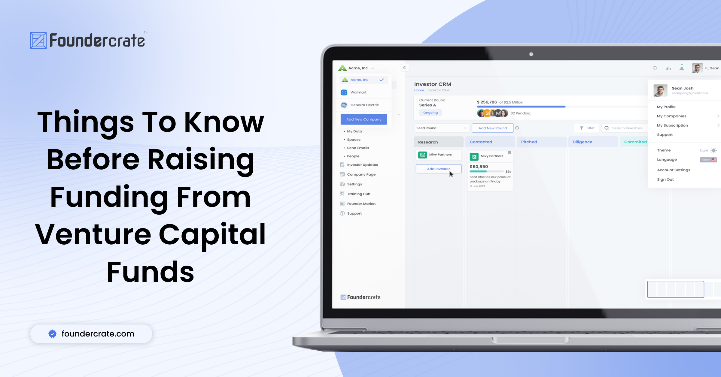 Things to know before Raising funding from Venture Capital funds